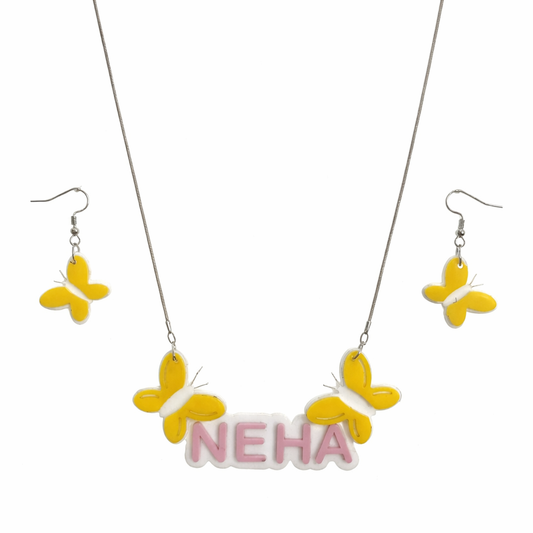 Customized Kids Name Jewelry Set – Premium Acrylic