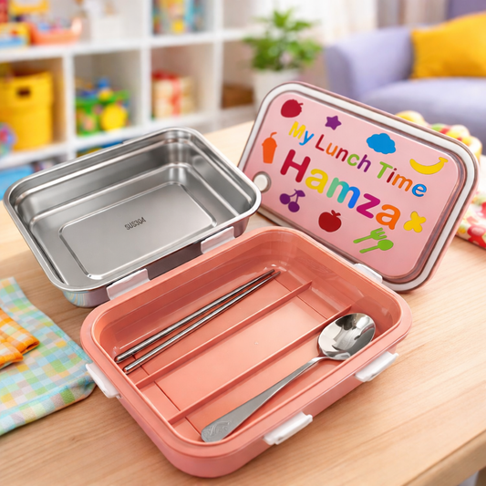 Kids Lunch Box - Customized Name Box