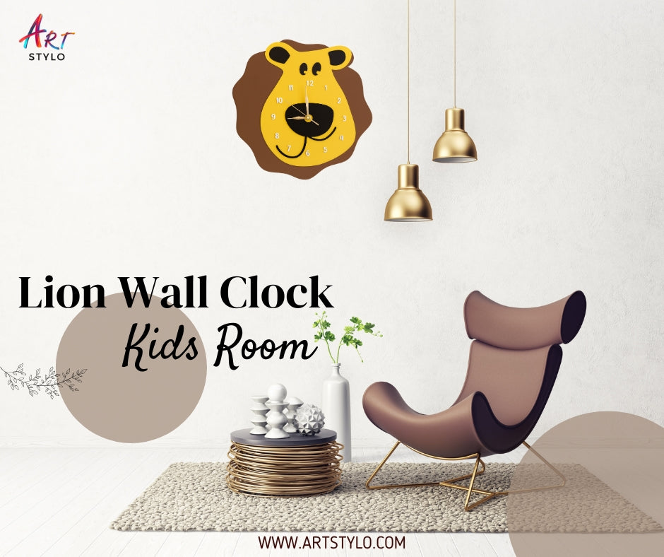 Lion Wall Clock
