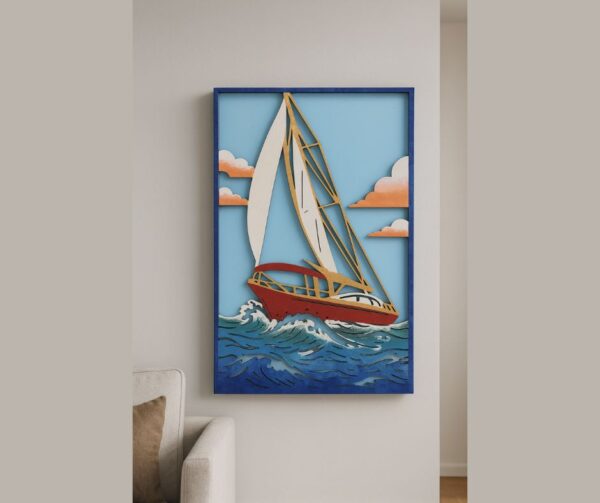 Coastal yacht art décor for home and office